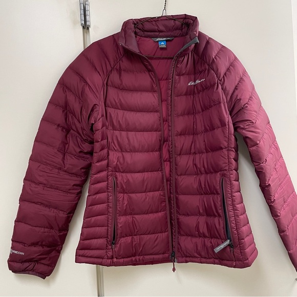 Eddie Bauer Jackets & Blazers - Eddie Bauer Burgundy Stormdown 800 Medium​